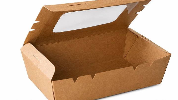 Caja Kraft con Ventana para Alimentos 1