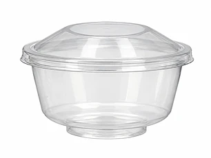 Copa 8 oz PS con Base y Tapa