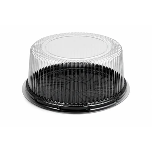 Envase para Torta Alta Base Negra