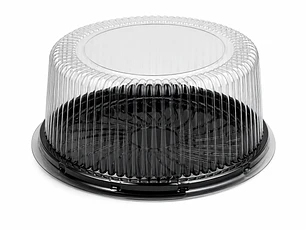 Envase para Torta Alta Base Negra