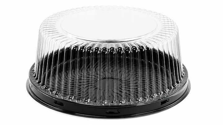Envase para Torta Baja Base Negra PET 1
