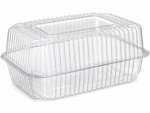 Envase Multiuso Rectangular PET 217×147×96 mm