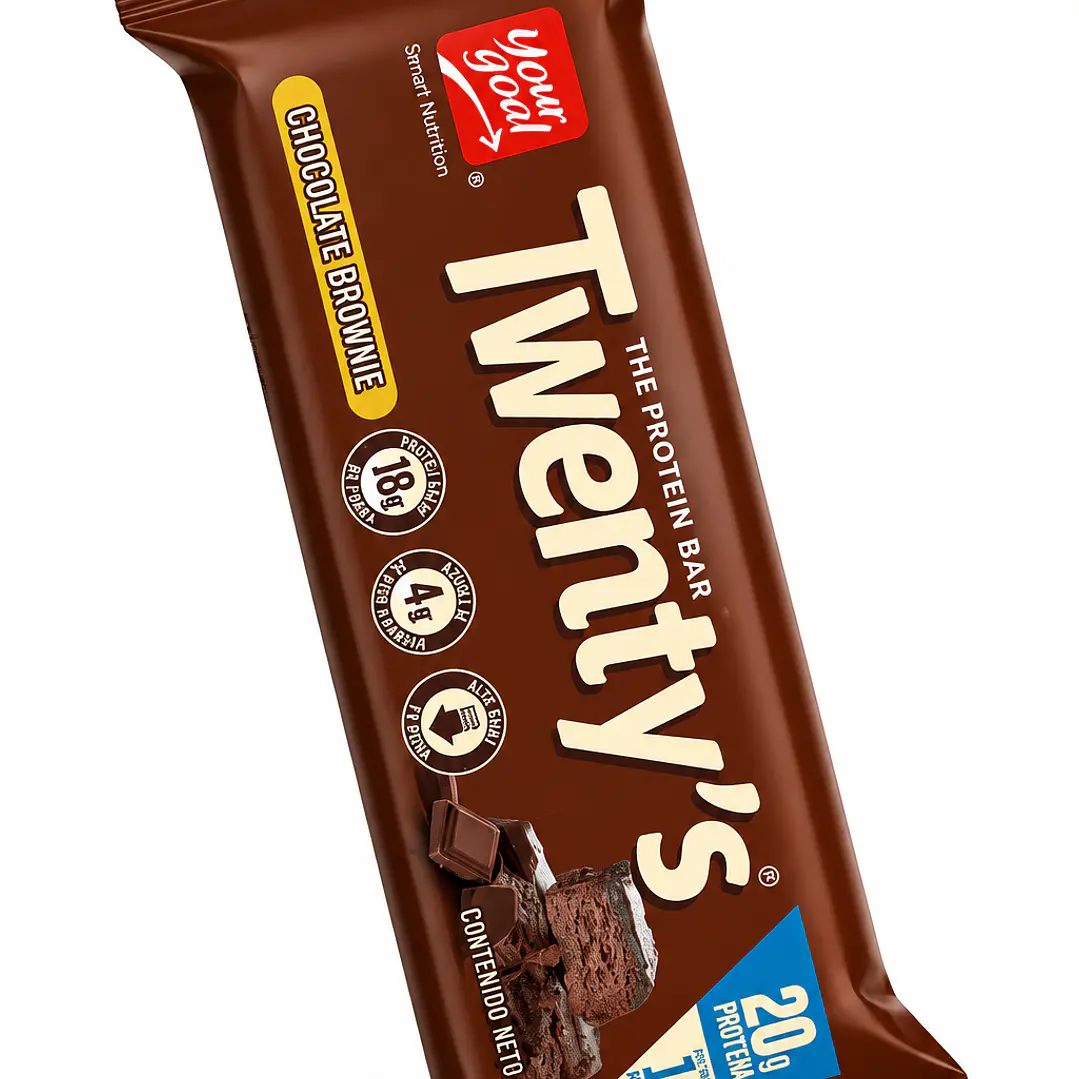 Twenty's Chocolate Brownie 60 g – Your Goal 1