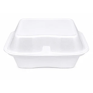 Portacomida T-1 Blanco 23,5 x 24 cm 