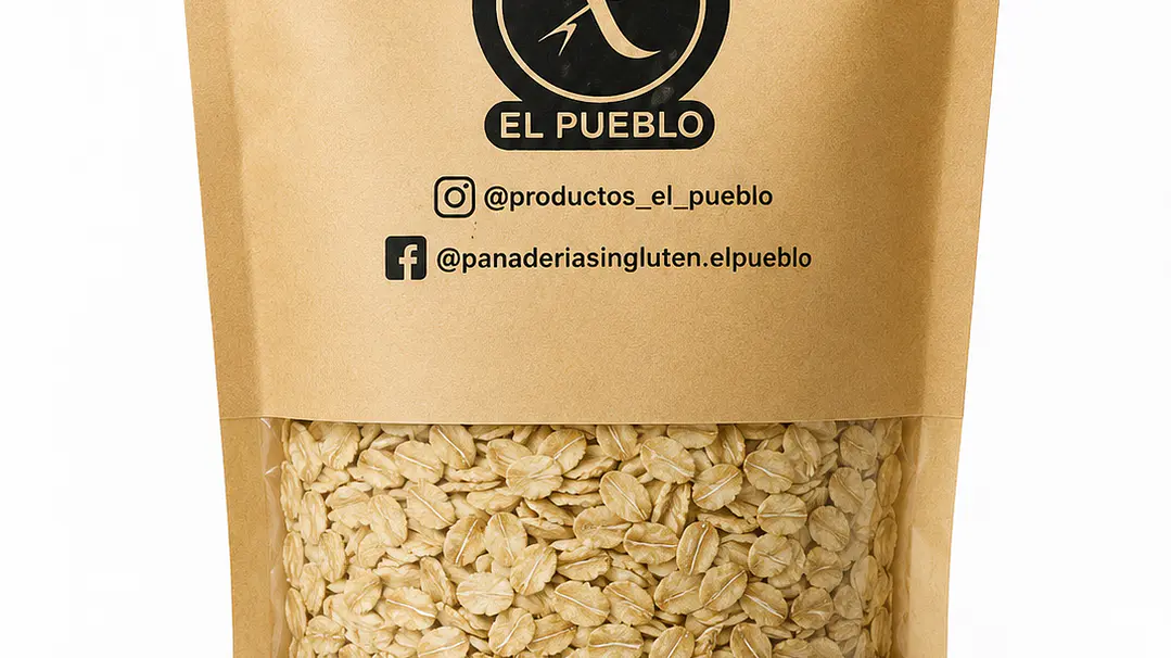 El pueblo Avena en Hojuelas Sin Gluten 500 g 1