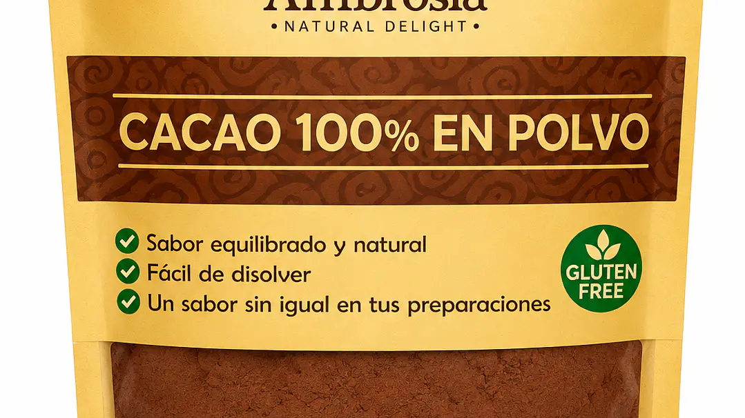 Ambrosia Cacao 100% en Polvo 400 g 1