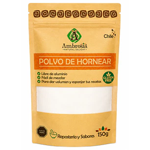 Ambrosia Polvo de Hornear Sin Gluten 150 g