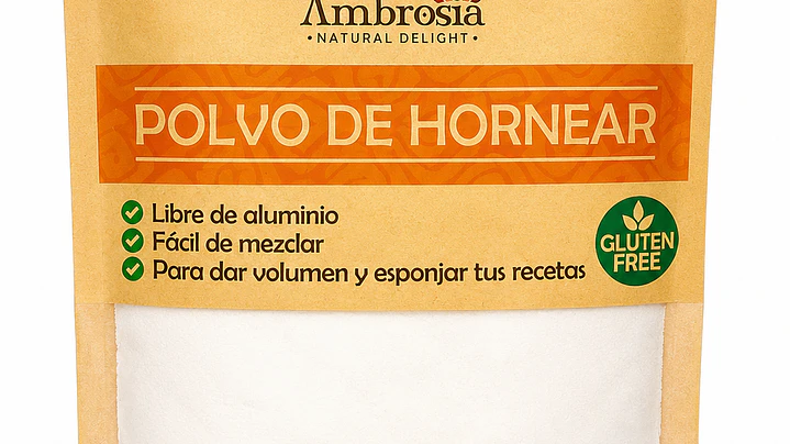 Ambrosia Polvo de Hornear Sin Gluten 150 g 1