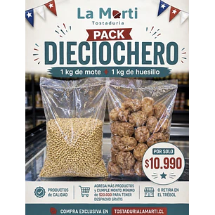 Pack Mote con Huesillos – 1 kg Huesillo + 1 kg Mote