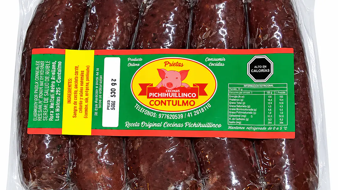 Prietas Pichihuilinco Envasadas 500 g 1
