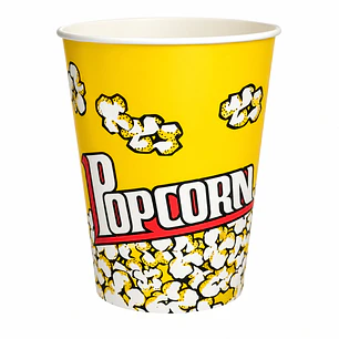 Balde Popcorn Polipapel 32 oz 