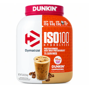 ISO 100 DYMATIZE 5 LB DUNKIN CAPUCCINO