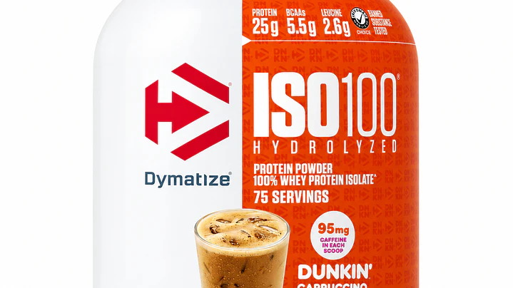 ISO 100 DYMATIZE 5 LB DUNKIN CAPUCCINO 1