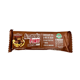 Barra proteína de chocolate 70% cacao y nibs 12 Unidades