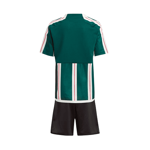 Conjunto adidas Manchester United FC Segundo Equipamento 2023-2024 Criança