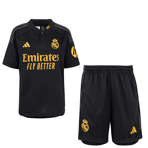 Conjunto Adidas Real Madrid Terceiro Equipamento 2023-2024
