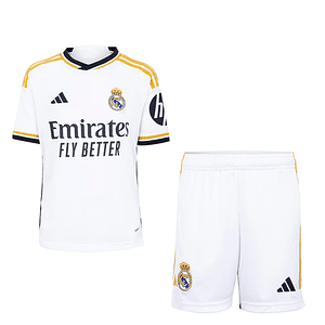 Conjunto Adidas Real Madrid Primeiro Equipamento 2023-2024