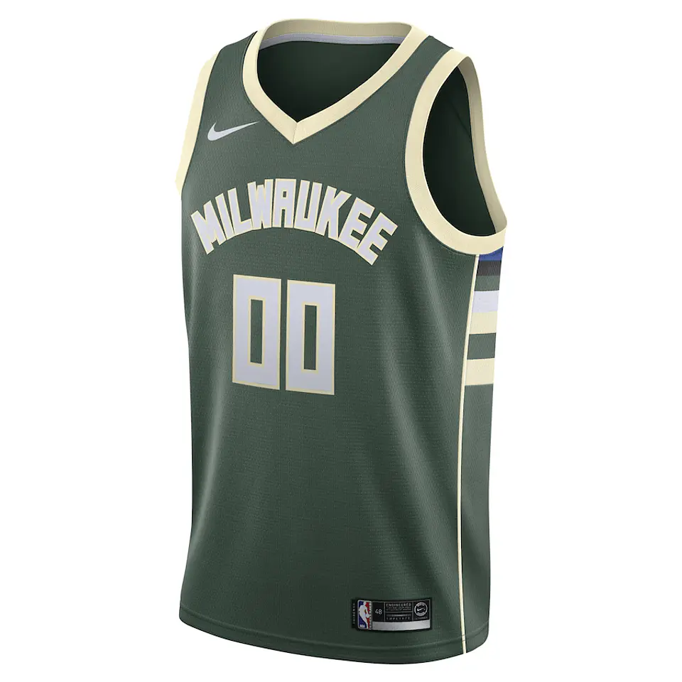 Camisola Nike Verde Milwaukee Bucks 1