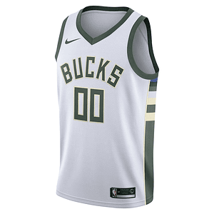 Camisola Nike Branca Milwaukee Bucks