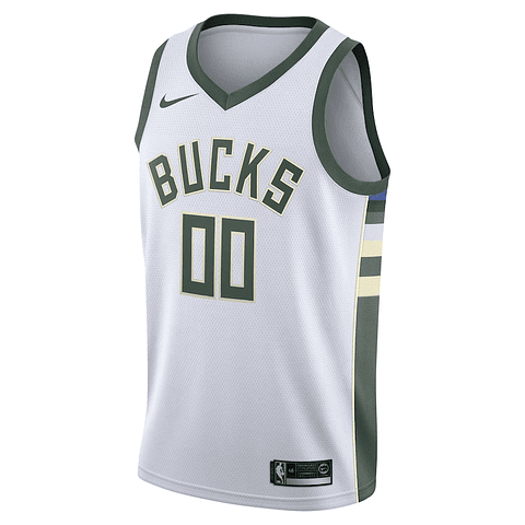 Camisola Nike Branca Milwaukee Bucks