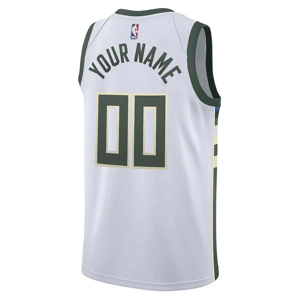 Camisola Nike Branca Milwaukee Bucks 2