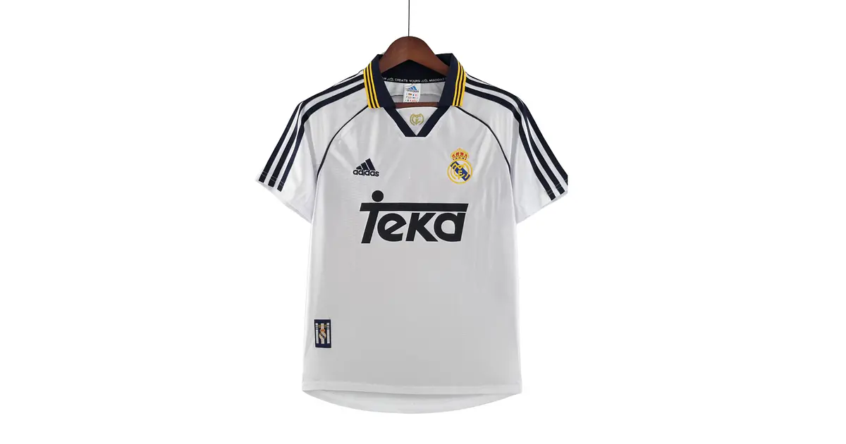 Camisola Adidas Principal Real Madrid 00/01 Retro