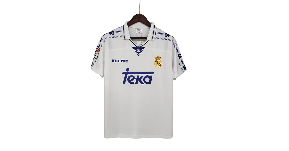 Maillot Real Madrid 1996-1997 - Marque Kelme, Taille M, Occasion Vintage