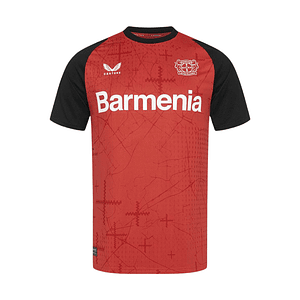 CAMISOLA CASTORE BAYER LEVERKUSEN PRIMEIRO EQUIPAMENTO 2024-2025