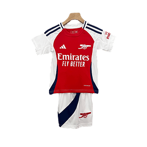 Conjunto Adidas Arsenal Primeiro Equipamento 2024-2025 Criança