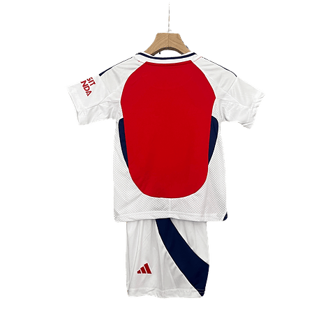 Conjunto Adidas Arsenal Primeiro Equipamento 2024-2025 Criança