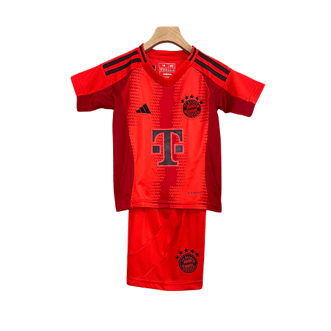 Conjunto Adidas Bayern Munich Principal Equipamento 2024-2025
