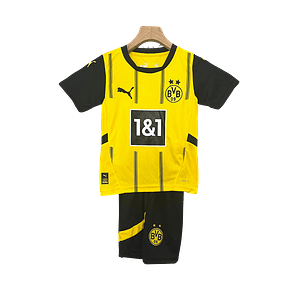 Conjunto Puma Borussia Dortmund Principal Equipamento 2024-2025