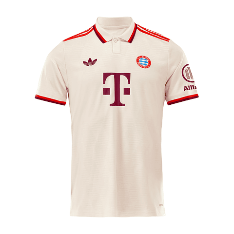 CAMISOLA ADIDAS FC BAYERN TERCEIRO EQUIPAMENTO 2024-2025