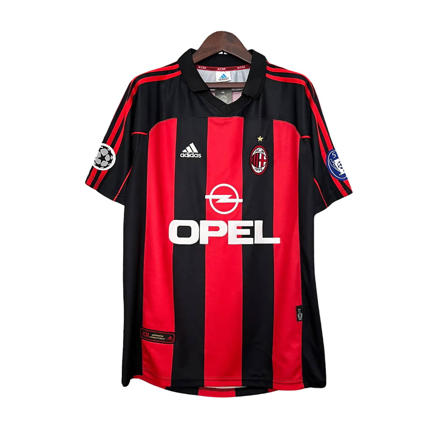 Camisola Milan Principal UCL 00/01 Retro 1