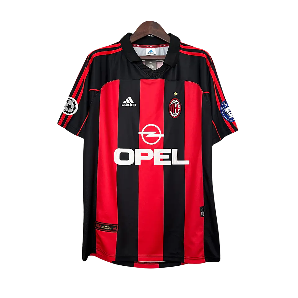 Camisola Milan Principal UCL 00/01 Retro 1