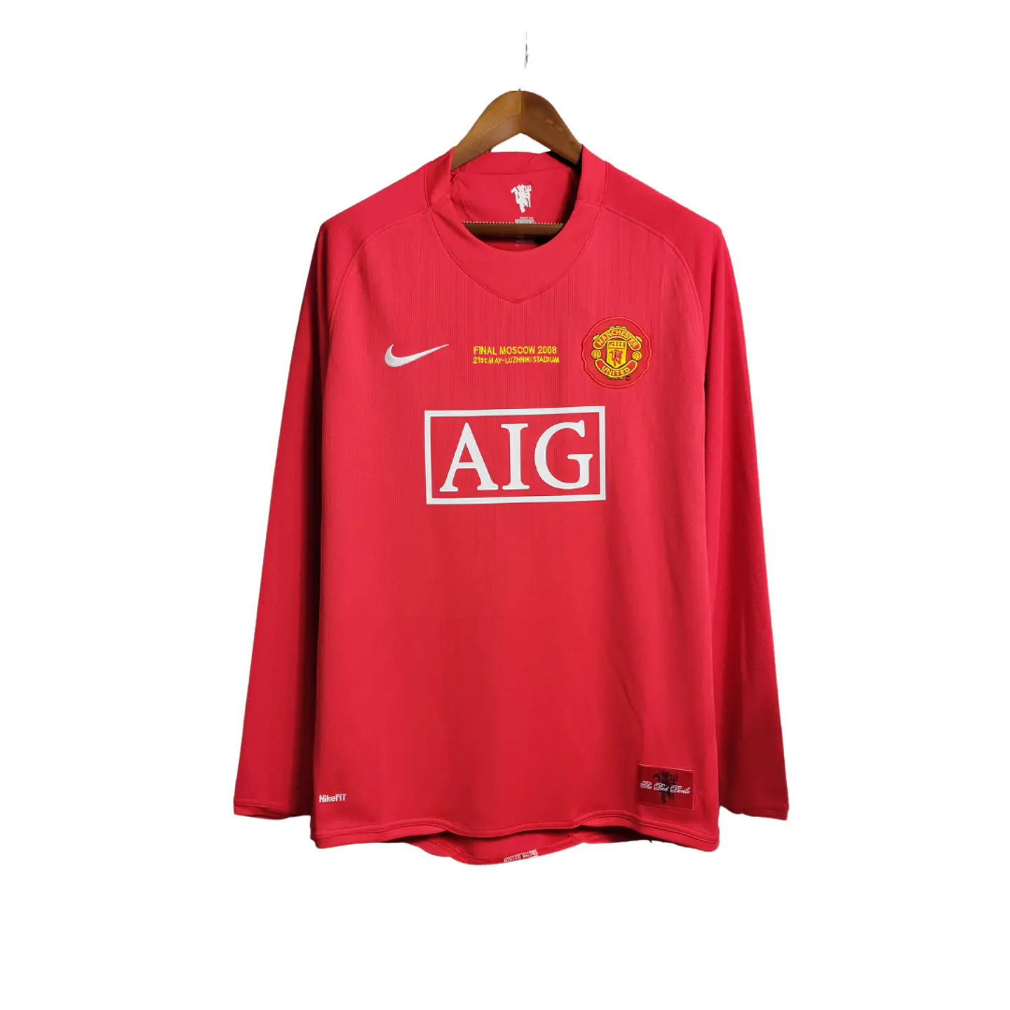 Camisola Man Utd Final UCL 07/08 Retro - Manga Comprida 1