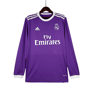 Camisola Real Madrid 16/17 Retro - Manga Comprida