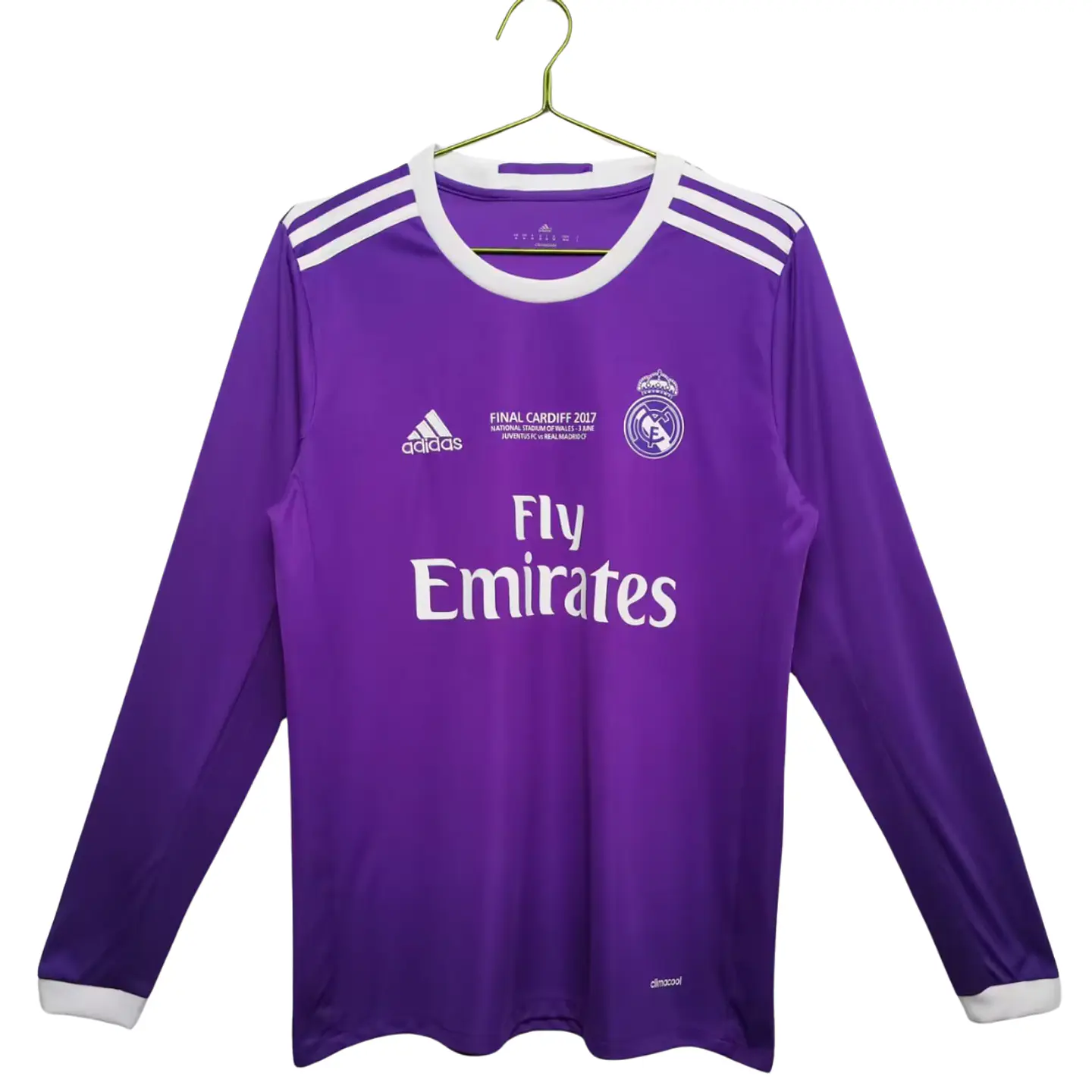 Camisola Real Madrid Final UCL 16/17 Retro - Manga Comprida 1