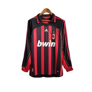 Camisola Milan Principal 06/07 Retro - Manga Comprida