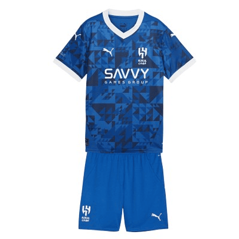 Conjunto Puma Al-Hilal Primeiro Equipamento 2024/2025 Criança