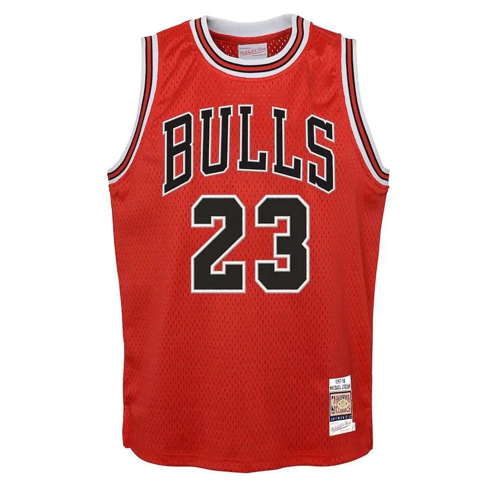 Camisola Nike Vermelha Chicago Bulls 1997 - Michael Jordan 1