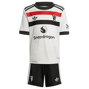Conjunto Adidas Manchester United Terceiro Equipamento 2024-2025 Criança