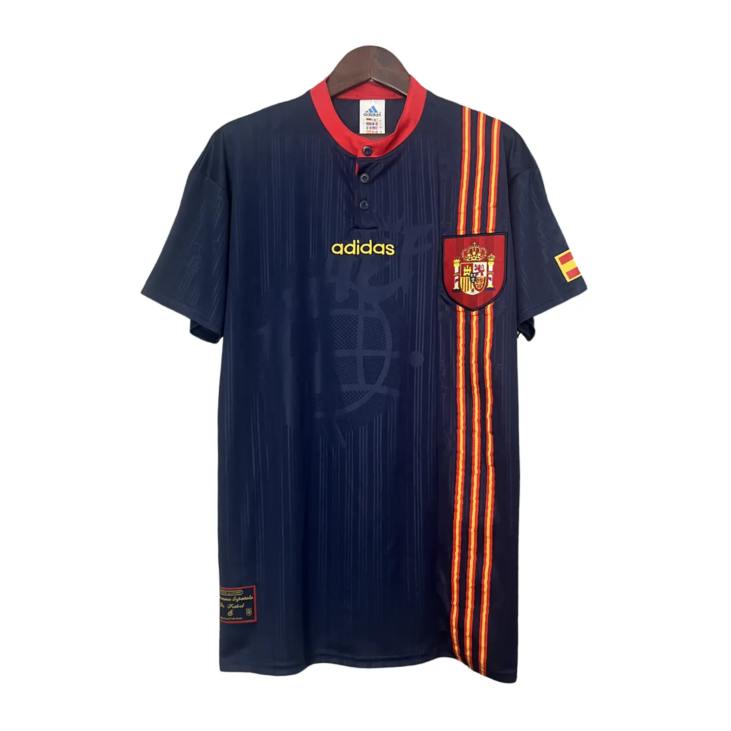 Camisola Alternativa Espanha 1996 Retro 1