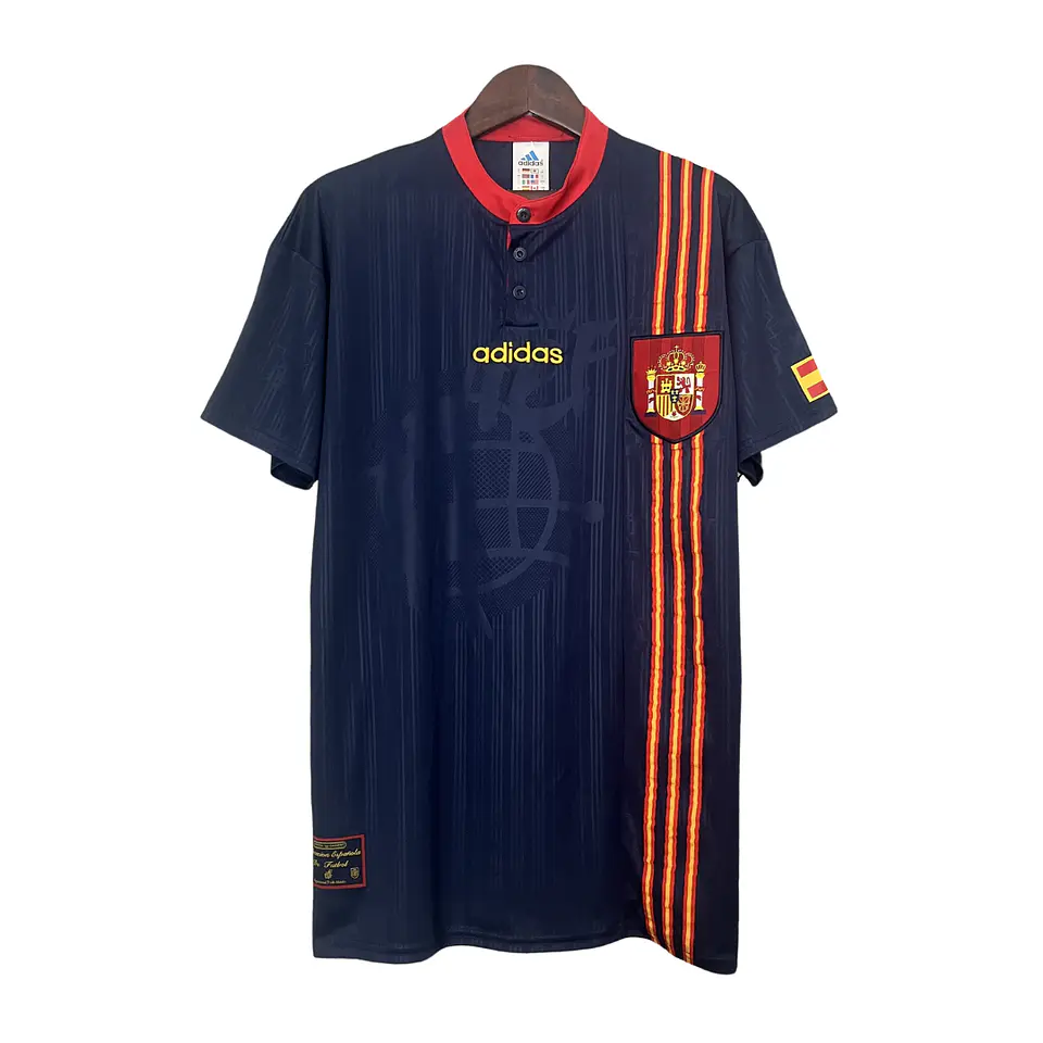 Camisola Alternativa Espanha 1996 Retro 1