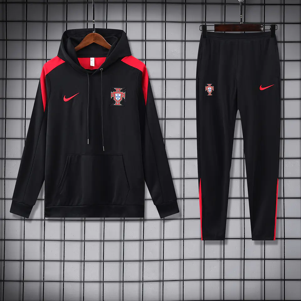 Conjunto Fato de Treino Portugal - Preto 3