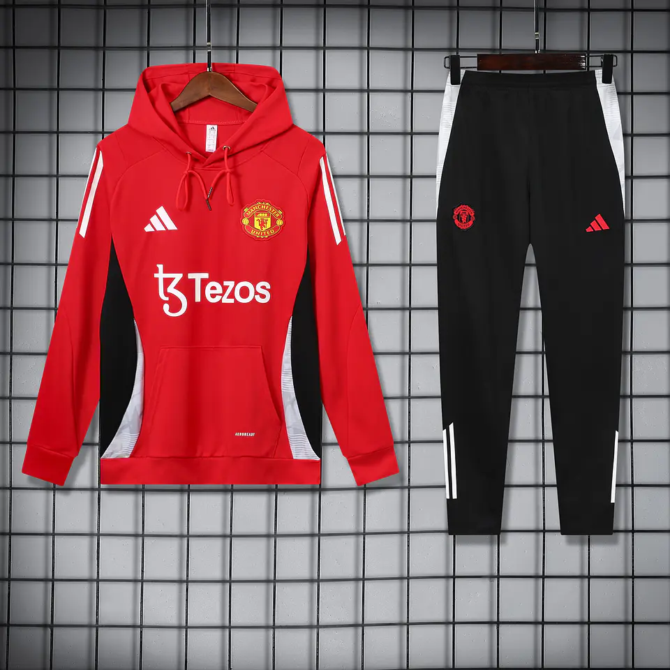 Conjunto Fato de Treino Manchester United - Vermelho 3