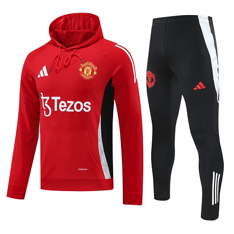 Conjunto Fato de Treino Manchester United - Vermelho