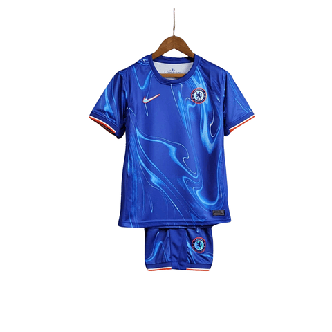 Conjunto Nike Chelsea Primeiro Equipamento 2024-2025 Criança