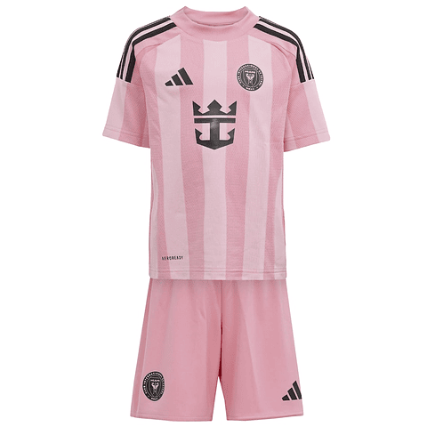 Conjunto Inter Miami Primeiro Equipamento 2025 Criança