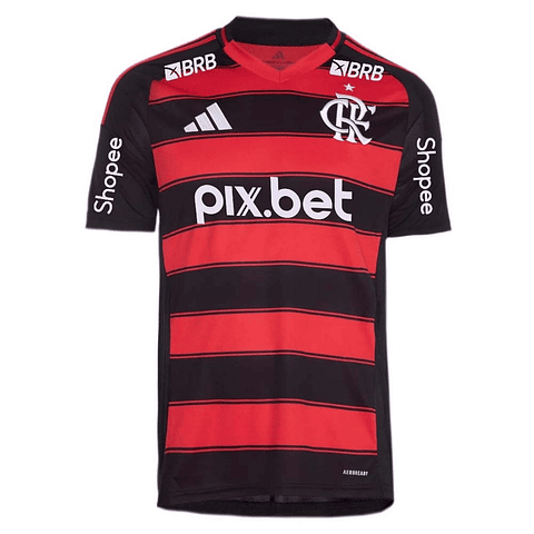 Camisola Adidas Flamengo Principal 25/26 - Patrocinios